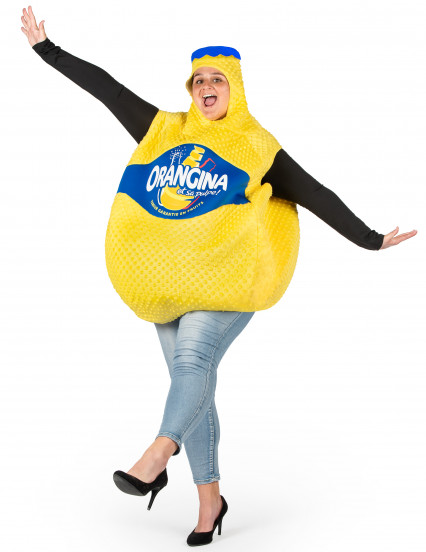 Orangina™-pullo aikuisten naamiaisasu 4
